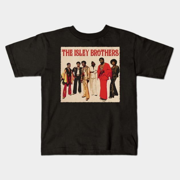 Retro Rhythm Harmony The Isley Nostalgic Music Fashion Kids T-Shirt by goddessesRED